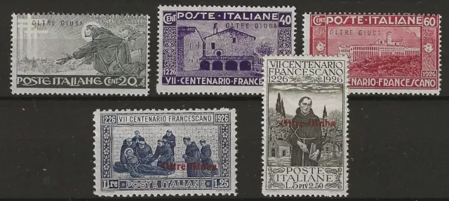 1926 Colonie Italiane (Oltre Giuba) - Serie completa S. Francesco MNH**