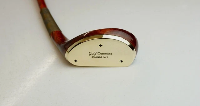 VINTAGE ST ANDREWS Golf Classics Wooden Putter £74.99