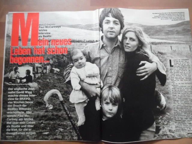 PAUL McCARTNEY --- 2x Bravo-A4 Clipping B 362