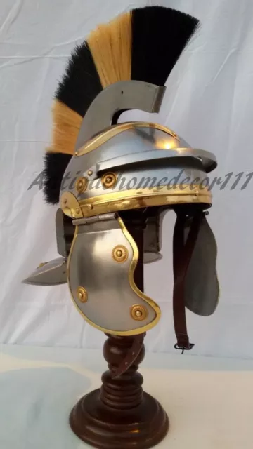 Collectible Roman Centurion Helmet w/ Plume Larp role-play re-enactment Costume