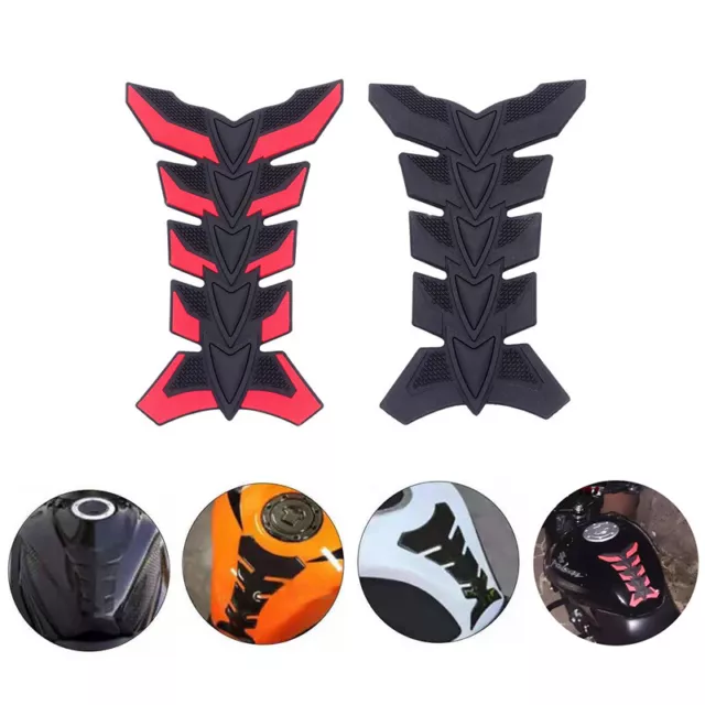 Motorcycle Tank Sticker 3D Rubber Gas Fuel Oil Tank Pad Protector Cover Stic'm'