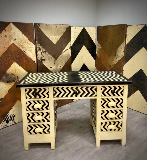Scrivania Laccata Optical Art Garage Industrial Style Scrittoio Officina Anni 60