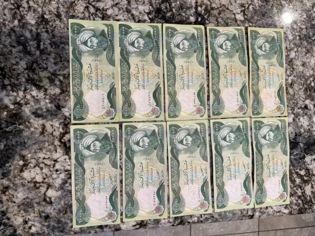 100,000 Iraqi Dinar (10 x 10,000) Circulated!!