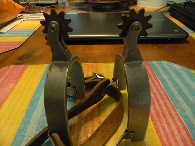 Antique K-S Brand cowboy spurs