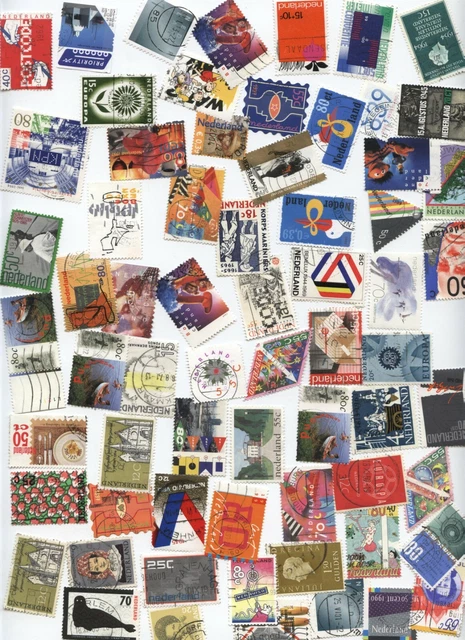 Niederlande  schönes Lot mit ca. 300 verschiedenen gestempelten Marken Top 3