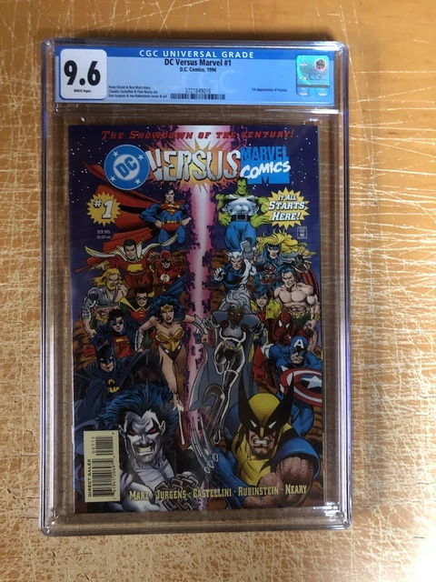 DC VERSUS MARVEL #1 CGC 9.6 VS Superman Hulk Wolverine Batman Lobo