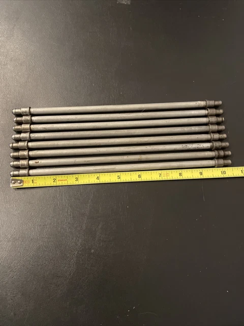 Set of 8 Used Engine Push Rods-1300cc-1600cc Bug/Bus/Ghia/Type 3 VW