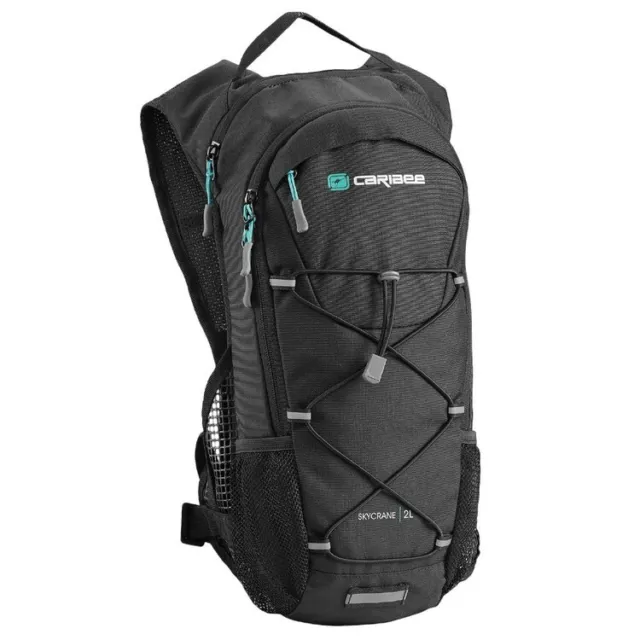 Caribee Skycrane 2L Hydration Back Pack BLACK Brand New