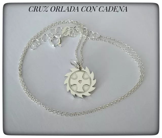 Cruz Orlada Colgante Parravicini Plata  Pendant Cross Orlada Parravicini Silver