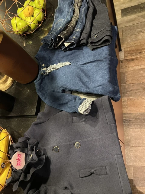 PACCHETTO VESTITI RAGAZZE 👧 12-18 1-1/2 jeans giacca abito ZARA 🙂