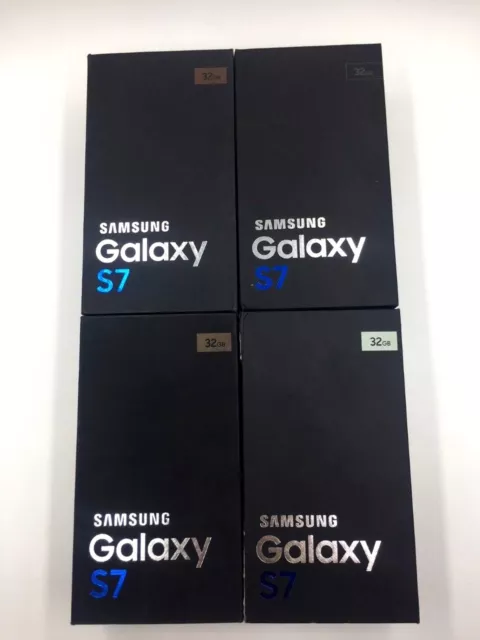 Genuine Samsung Galaxy S7 / S7 Edge Black/White/Blue/Gold Platinum Empty Box