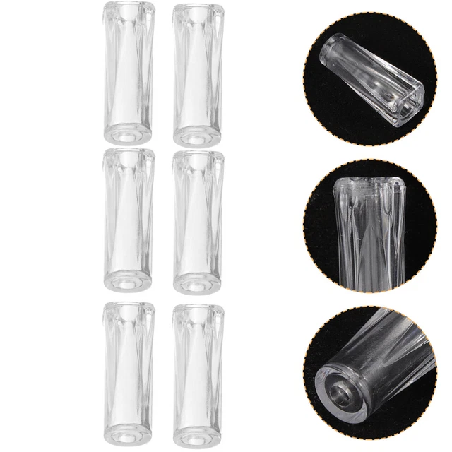20 un. perillas transparentes de plástico ciego colgante veneciano