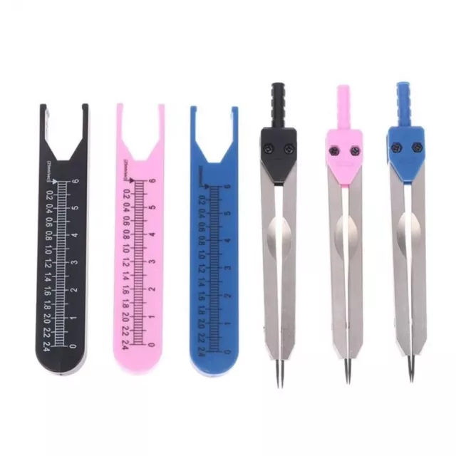 Plastic ECG Calipers 0‑2.4in Ruler EKG Calipers Ruler  Nursing