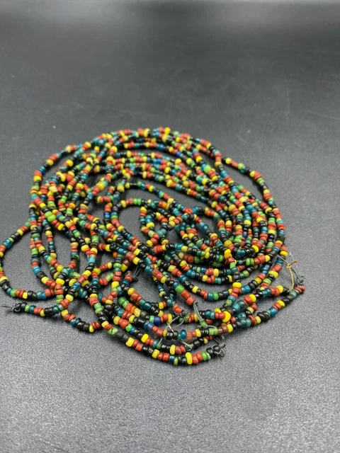 Old Ancient Antique Glass Beads From Ancient Pyu culture period  from Burma 8