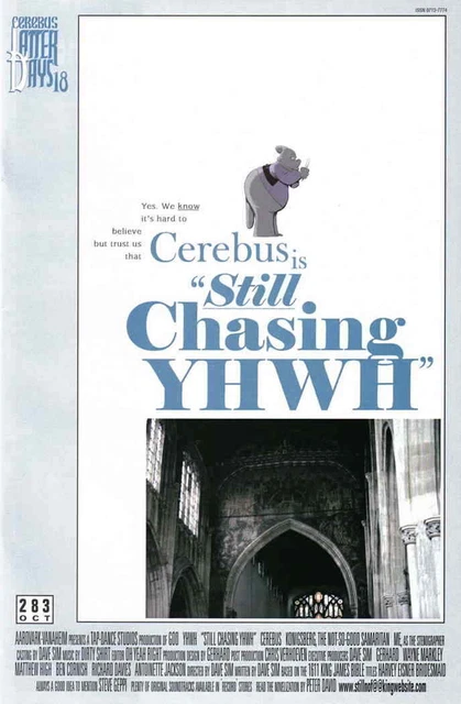 Cerebus the Aardvark #283 VF; Aardvark-Vanaheim | Dave Sim Latter Days 18 - we c