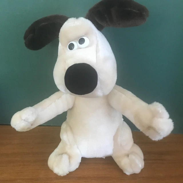 WALLACE AND GROMIT Plush Soft Toy Gromit Dog Sitting 1989 Born To Play