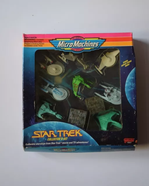Vintage Micro Machines Star Trek Collector's Set with Extras Rare Boxed