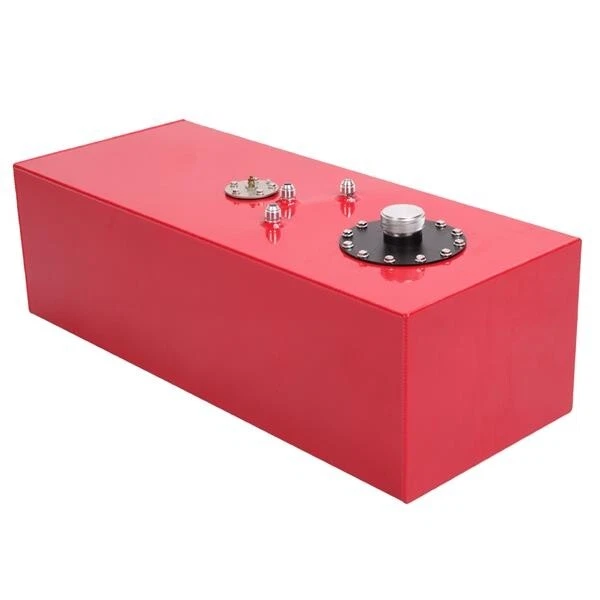EVIL ENERGY 15 Gallon Aluminum Fuel Cell With Level Sender & 6AN Fuel Line Kit - For Race Cars, Off-Road