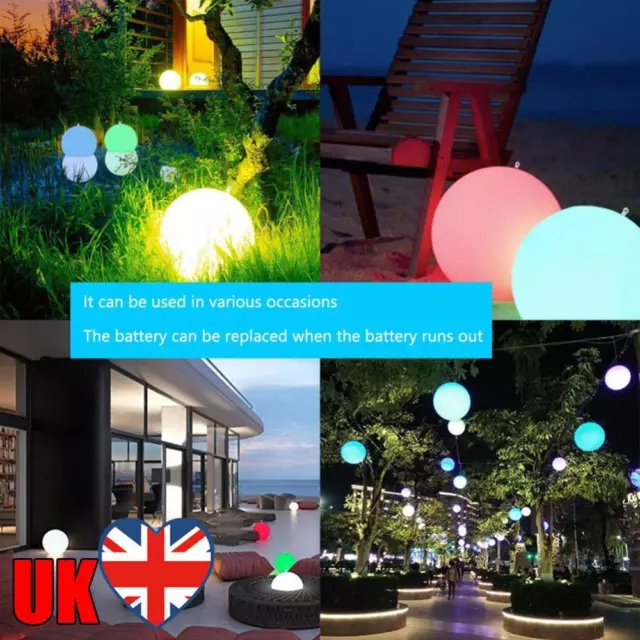 Outdoor Swimming Pool Inflatable Beach Ball with LED Light Party Water Game Toys