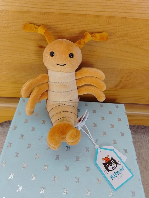 JellyCat虫型ぬいぐるみ Niggly Wiggly Earwig