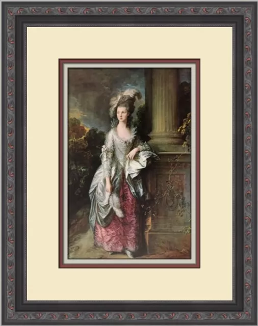 Thomas Gainsborough The Honorable Mrs. Graham Custom Framed Print