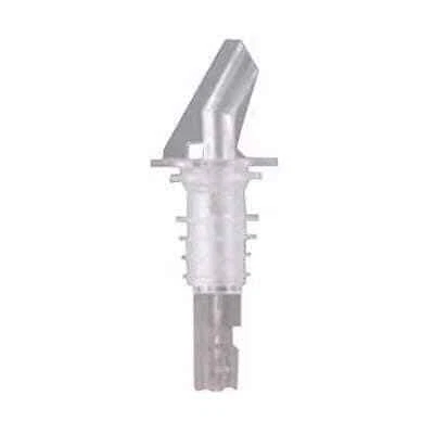 Spill-Stop 397-16 Clear 1.25 Oz. Plastic Pourer Without Collar - Dozen