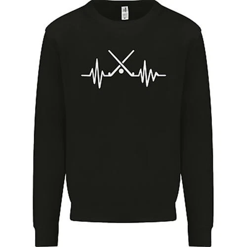 Pulse Hockey Ghiaccio Strada Player Ecg Felpa da Uomo Maglione