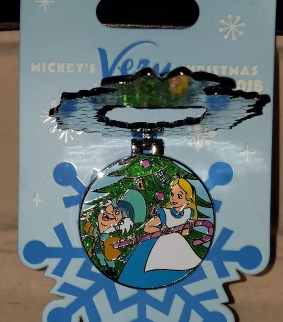 Disney Pin Mickey’s Very Merry Christmas Party 2018 Alice & Madhatter Wonderland