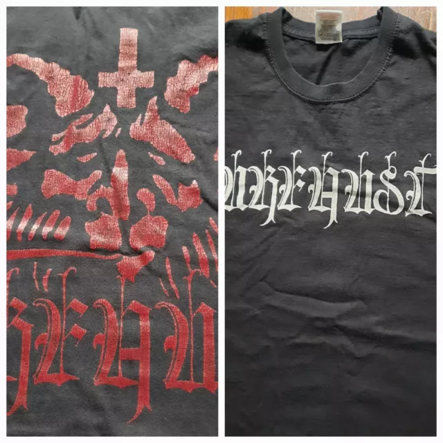 2x URFAUST 'Goat / Logo' Shirt XL # Black Metal Occult Ambient Heretic