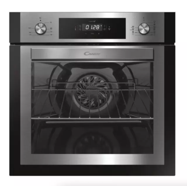Candy FCNES825XL Wifi Four Électrique Encastré La Vapeur Inox Fumè '70 L La +