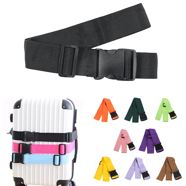 74" Adjustable Luggage Strap Suitcase Packing Belt Travel Buckle Baggage Tie