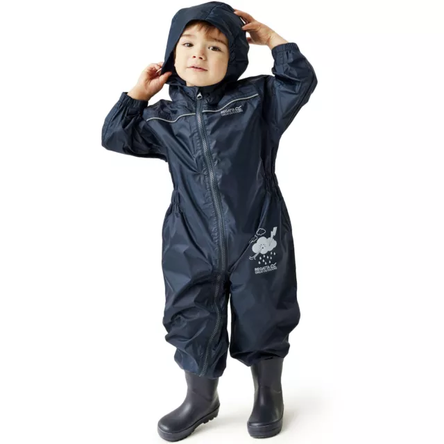 Regatta Unisex Bambini Puddle IV Outdoor Impermeabile Traspirante Poddle 3