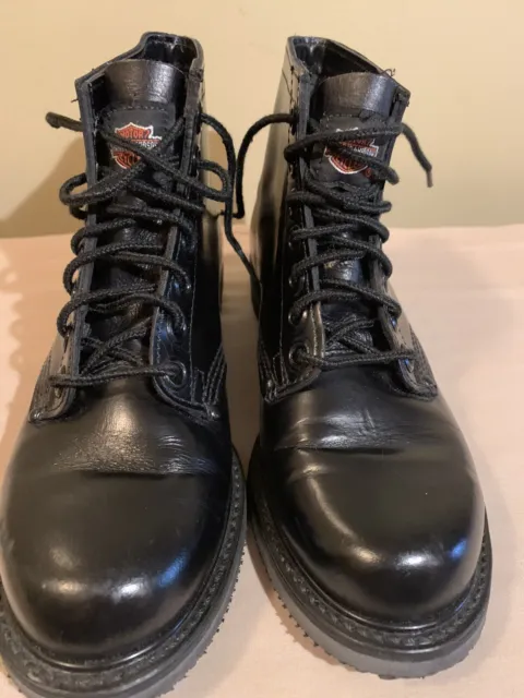 Harley Davidson Boots: Women's Size 7 Black Steel Toe. Ships to US 48