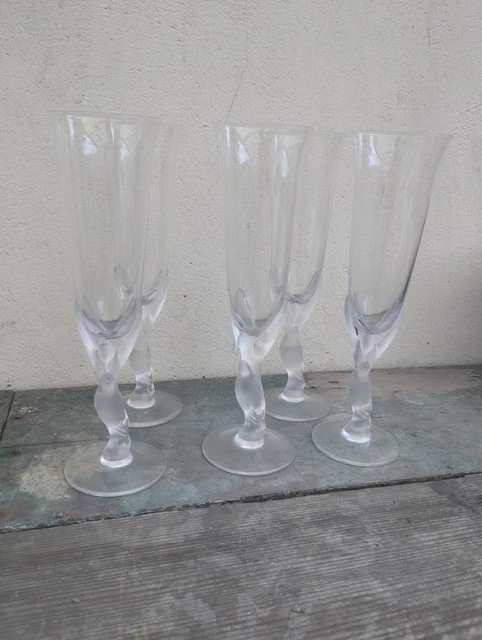 Verre à Vin/Cristal Igor Carl Fabergé - Modèle Colombes - État Comme Neuf