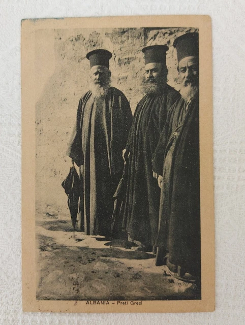 Albanie - Carte Postale Franchise Zone De Guerre - Correspondance Vintage