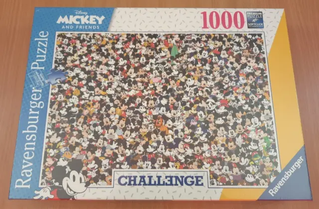 Ravensburger Challenge Disney Mickey And Friends 1000 Piece Jigsaw Puzzle NEW