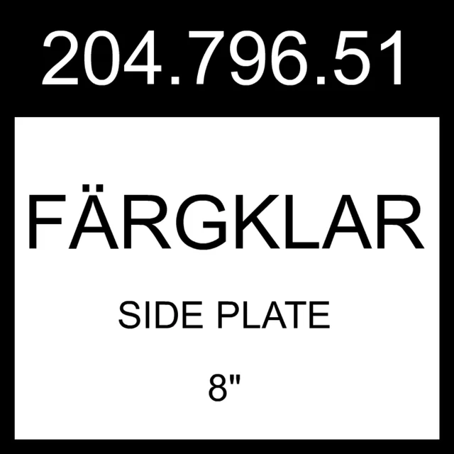 Placa lateral transparente de color ikea beige brillante paquete de 4"" 204.796.51