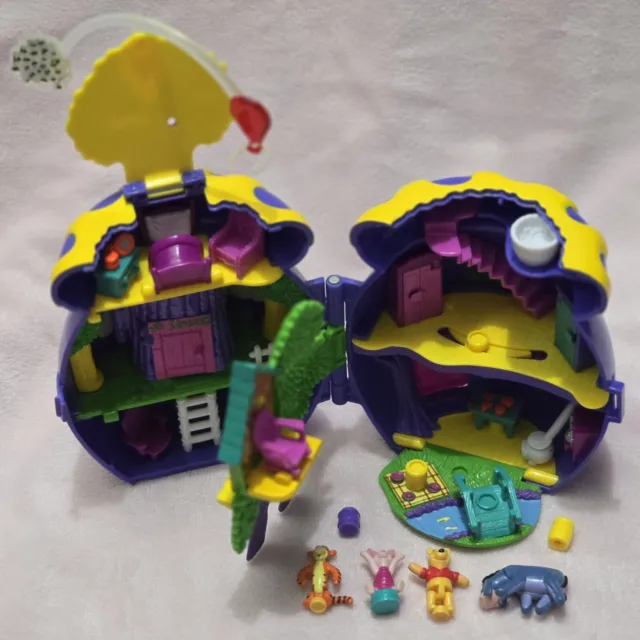 Vintage Mattel "Winnie the Pooh Playset" (Hunny Pot) Polly Pocket- Near complete