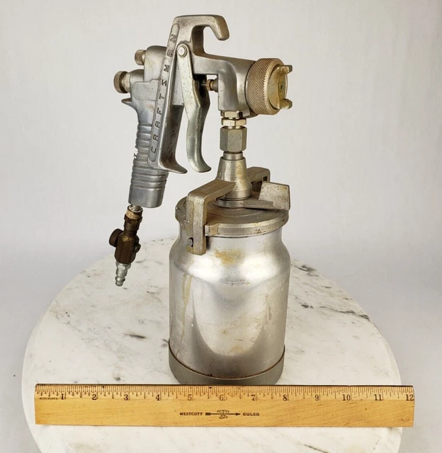 VINTAGE SEARS CRAFTSMAN Paint Spray Gun 919.15635 Air Nozzle Lacquer