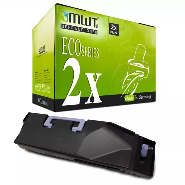 2x MWT Eco Cartuccia Black per Kyocera Taskalfa 300-ci 250-ci