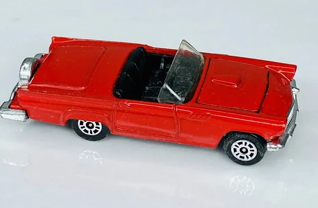 VINTAGE CORGI FORD Thunderbird Convertible Red Die Cast Car Great ...