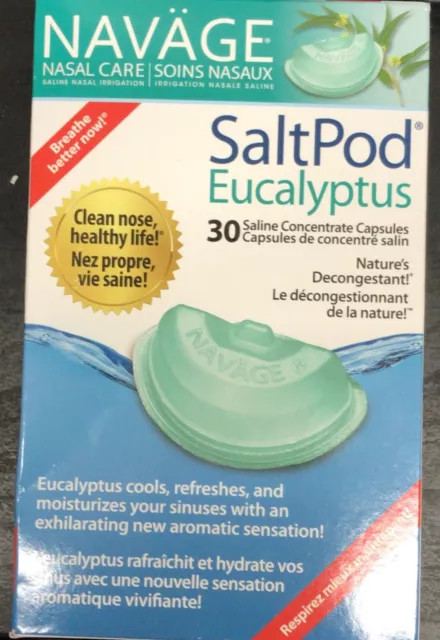 Navage SaltPod Eucalyptus - Pack of 30 SLIGHT DAMAGED BOX (Q2)