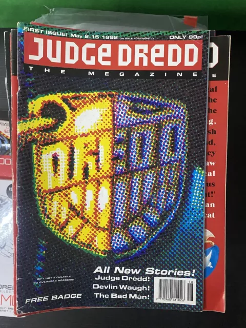 Joblot 2000AD JUDGE DREDD THE MEGAZINE VOLUME 1 2 Bundle 67 Issues between Comic