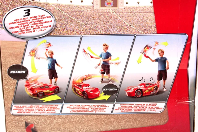 MATTEL FLAG FINISH Lightning McQueen Rennauto Disney's Cars Spielauto mit SOUND EUR 9,95 ...