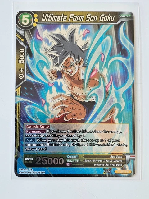 DRAGON BALL SUPER Card - Ultimate Form Son Goku - Foil - P-059 PR EUR 1 ...