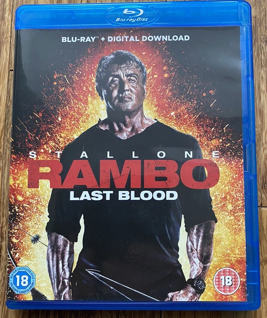 RAMBO LAST BLOOD DVD (2020) Slyvester Stallone Blu Ray Digital
