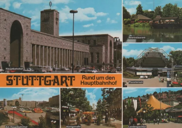 4/ 552 AK BAHNHOF STUTTGART nach HANAU - STEMPEL KILLESBERG