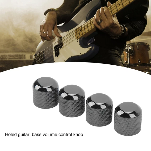 Bouton De Guitare à Dôme En Métal 4 Boutons De Volume De Tonalité De Guitare