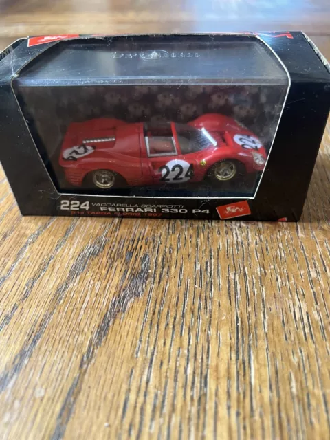 1:43 Brumm #S037 Vaccarella/Scarfiotti Ferrari 330 P4 #224 Targa Florio 1967