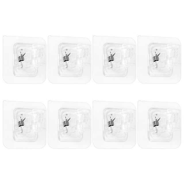 8 PEZZI tende barre supporto senza foratura tende barre supporto gancio 3011